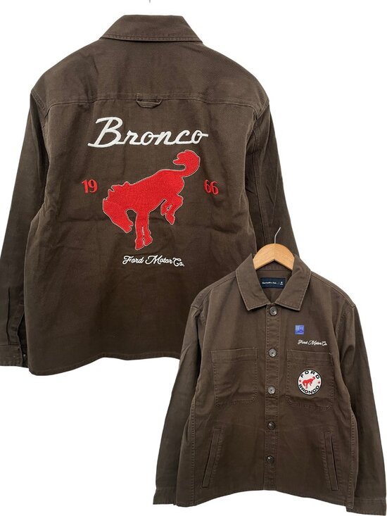 Abercrombie & Fitch Other - NWOT Abercrombie & Fitch x Ford Bronco Men’s Embroidered Shirt Jacket Medium